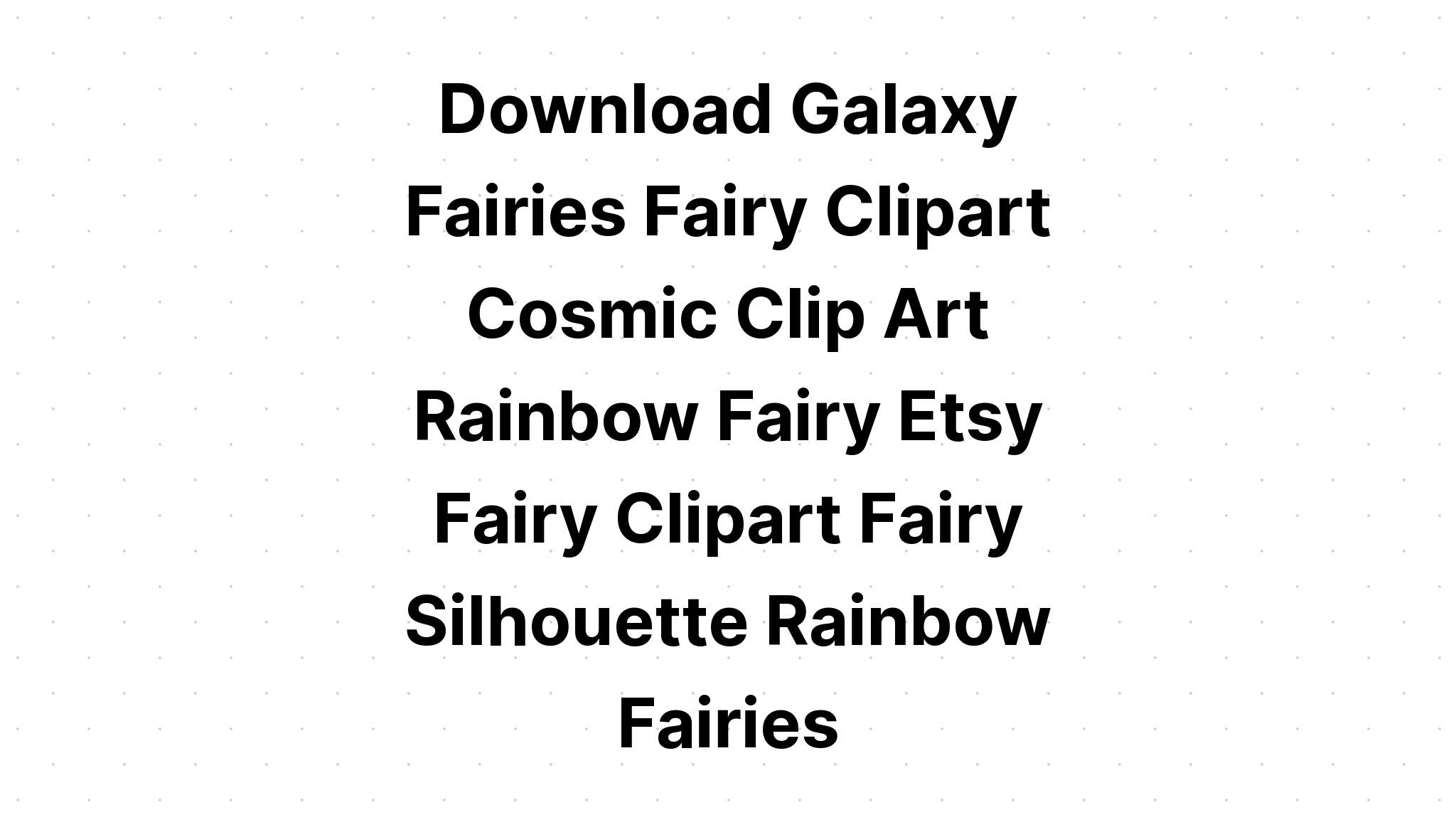 Download Fairy Silhouette Bundle Faerie Fae SVG File
